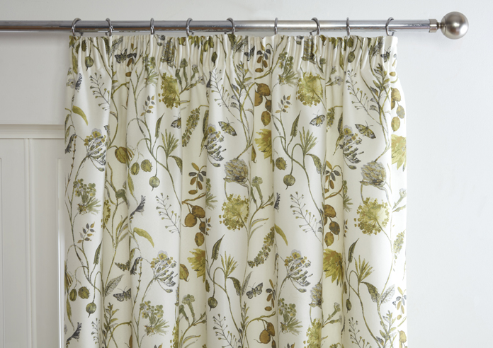 Grove Pencil Pleat, Fennel - Ready Made Curtains - Image 9